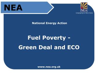 National Energy Action Fuel Poverty - Green Deal and ECO