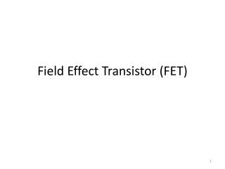 download free field effect transistor