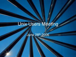 Unix Users Meeting