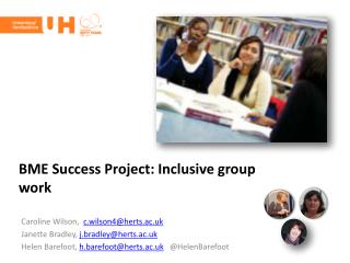 BME Success Project: Inclusive group work