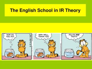 The English School in IR Theory