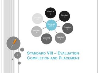 Standard VIII – Evaluation Completion and Placement
