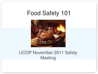 Food Safety 101