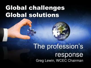 Global challenges Global solutions