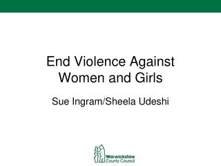 End Violence Against Women and Girls