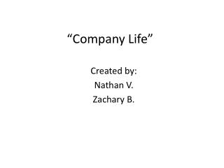 “Company Life”