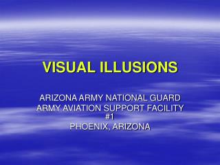VISUAL ILLUSIONS
