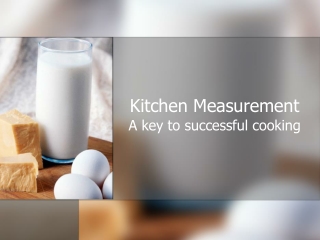 Kitchen Measurement