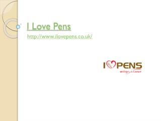 branded fountain pens from i love pens