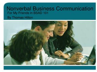 Nonverbal Business Communication