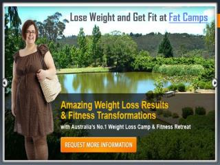 lose weight and get fit at fat camps