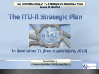 The ITU-R Strategic Plan