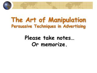 The Art of Manipulation Persuasive Techniques in Advertising