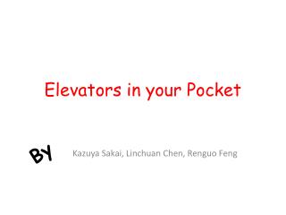 Elevators in your Pocket