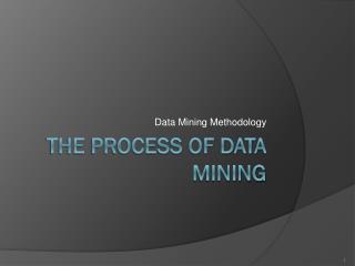 The Process of Data Mining