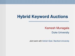 Hybrid Keyword Auctions