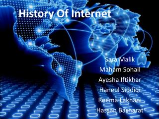 history of internet powerpoint presentation