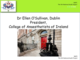 Dr Ellen O’Sullivan, Dublin President, College of Anaesthetists of Ireland