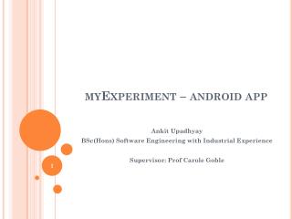 myExperiment – android app