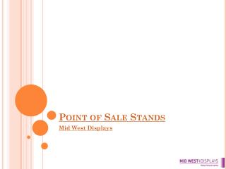 point of sale stands from mid west displays