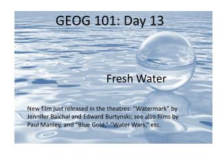 GEOG 101: Day 13