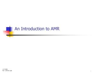 An Introduction to AMR