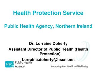 Health Protection Service Public Health Agency, Northern Ireland