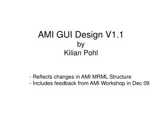 AMI GUI Design V1.1 by Kilian Pohl