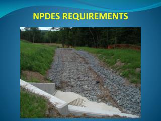 NPDES REQUIREMENTS
