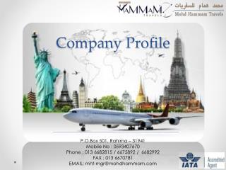 company profile for travel agency