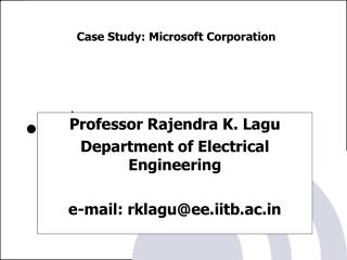 Case Study: Microsoft Corporation