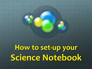 How to set-up your Science Notebook