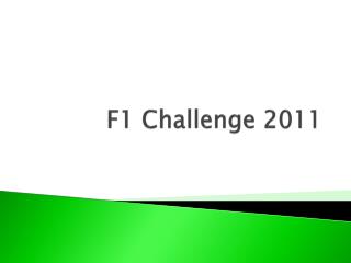F1 Challenge 2011