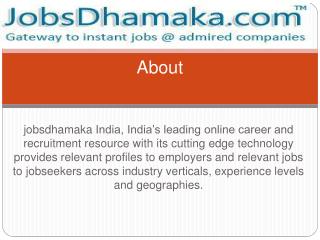 Jobsdhamaka - Jobs for everyone just in one click
