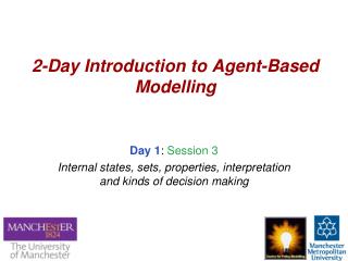 2-Day Introduction to Agent-Based Modelling
