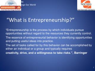 entrepreneurship