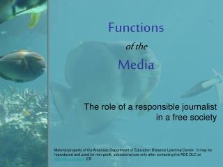 Functions of the Media