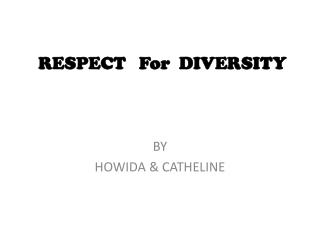 respect diversity ppt presentation powerpoint