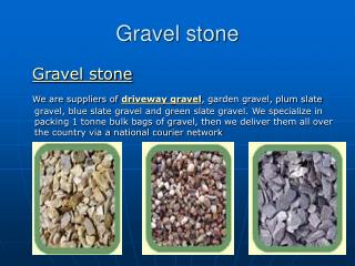 Gravel Supplies