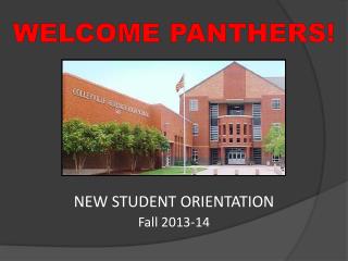 WELCOME PANTHERS!