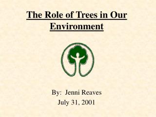 The Role of Trees in Our Environment