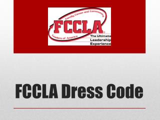 FCCLA Dress Code