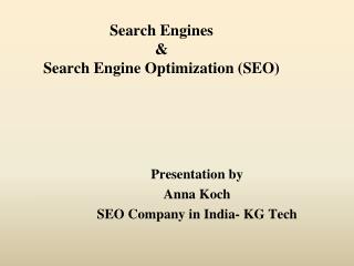 Basics of SEO Tutorial - SEO Company in India