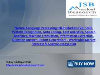 JSB Market Research:Natural Language Processing (NLP) Market