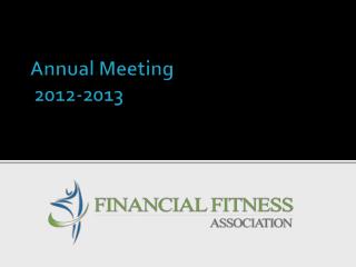 Annual Meeting 2012-2013