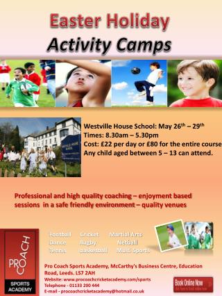 Easter Holiday Activity Camps