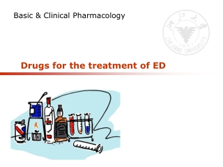 Drugs for the treatment of ED