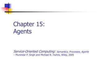 Chapter 15: Agents