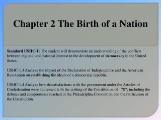 Chapter 2 The Birth of a Nation
