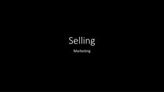 Selling